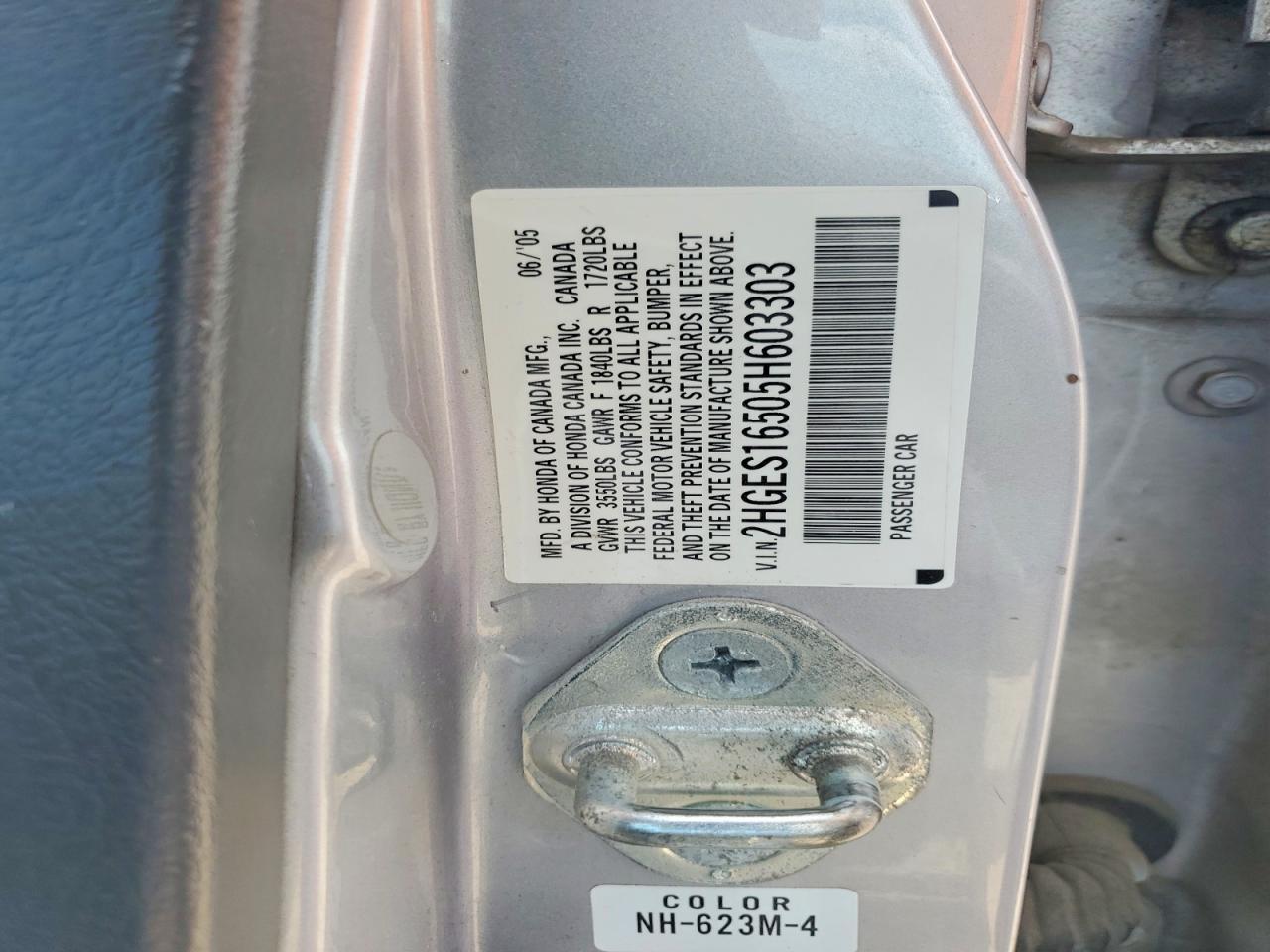 2005 HONDA CIVIC