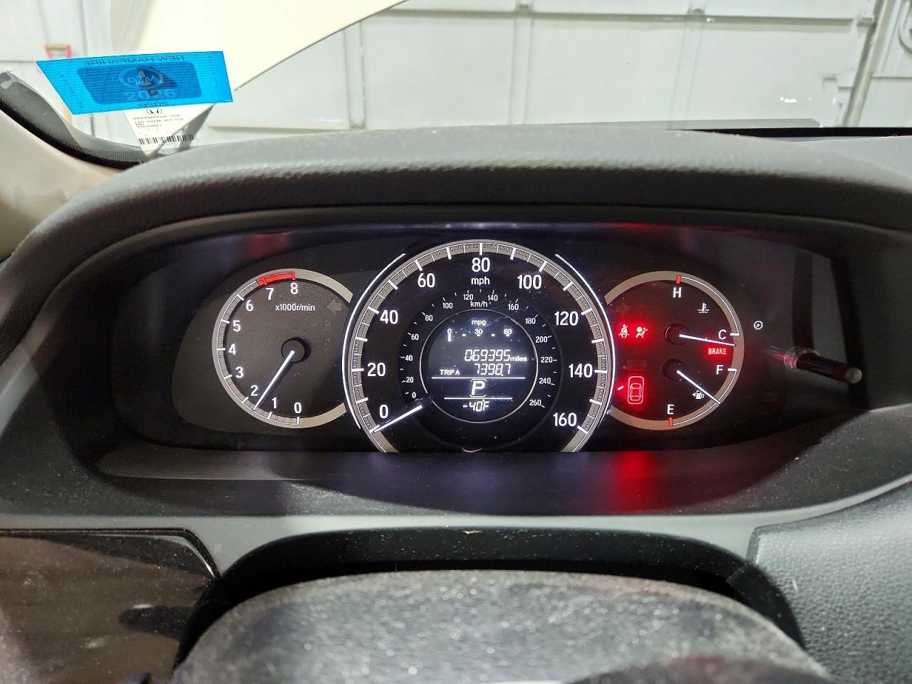2017 HONDA ACCORD