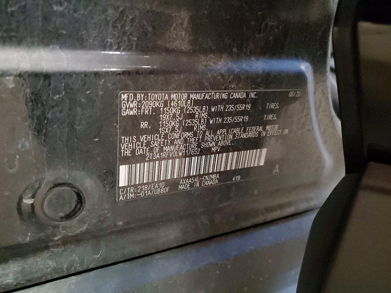 2020 TOYOTA RAV4