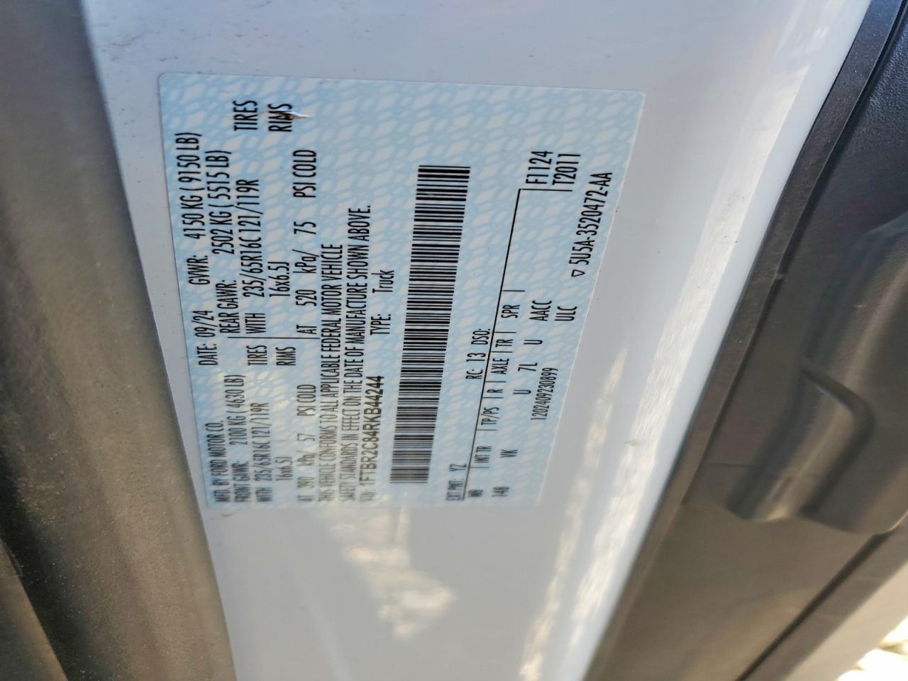 2024 FORD Transit