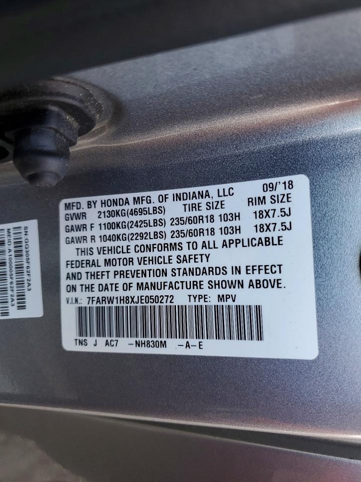 2018 HONDA CR-V