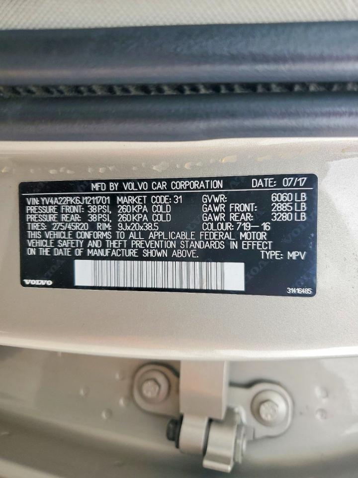 2018 VOLVO XC90