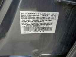 2012 HONDA PILOT