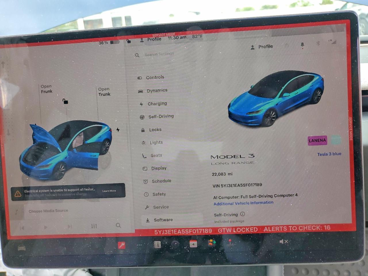 2025 TESLA MODEL 3