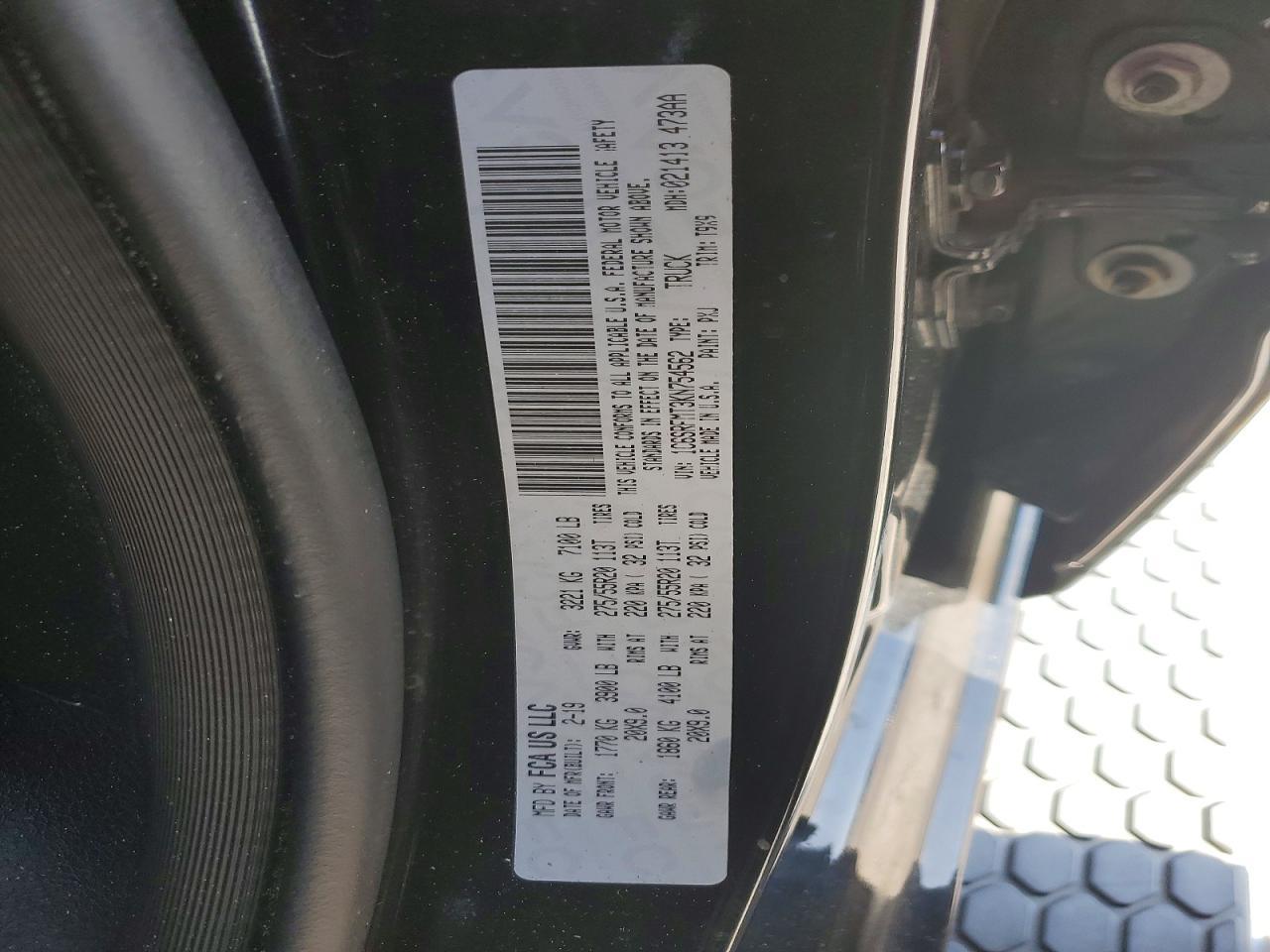 2019 RAM 1500