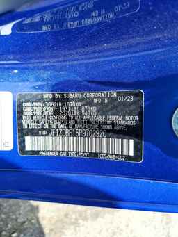2023 SUBARU BRZ