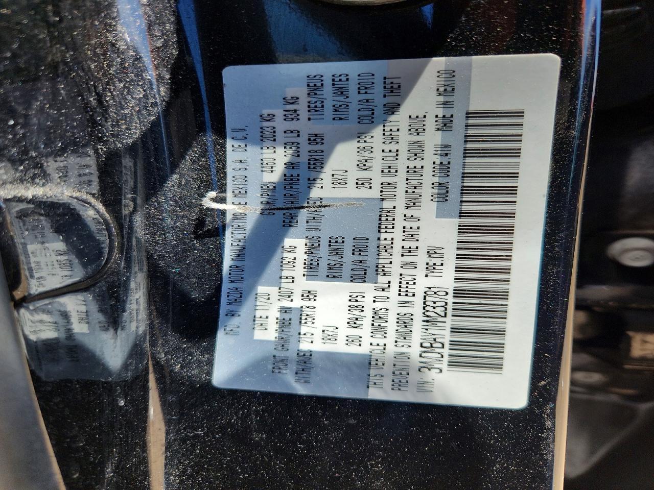 2021 MAZDA CX-30