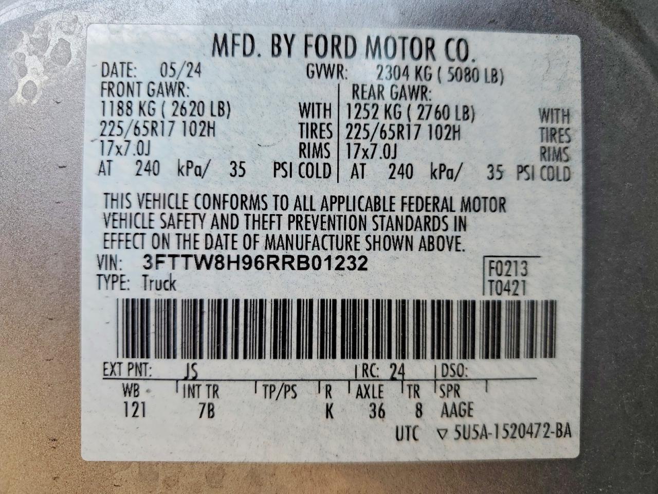 2024 FORD Maverick
