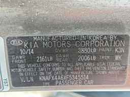 2015 KIA FORTE