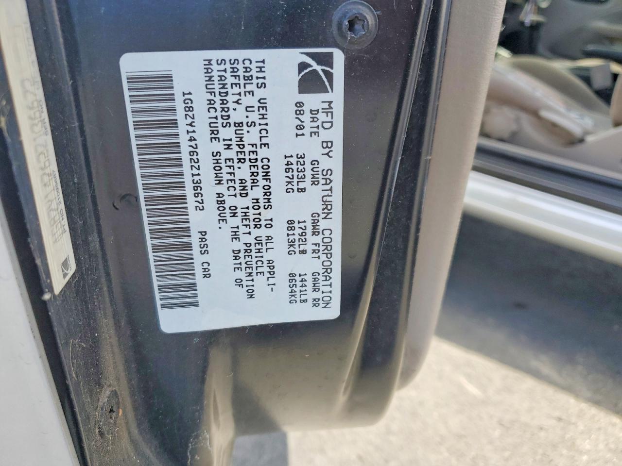 2002 SATURN Sc2