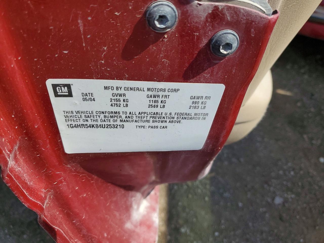 2004 BUICK Lesabre