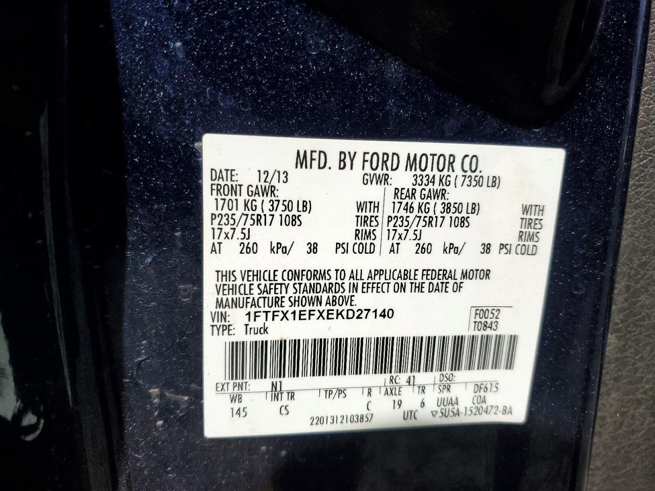 2014 FORD F-150