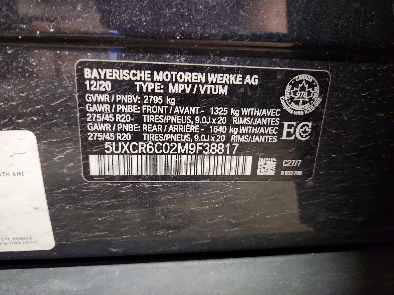 2021 BMW X5