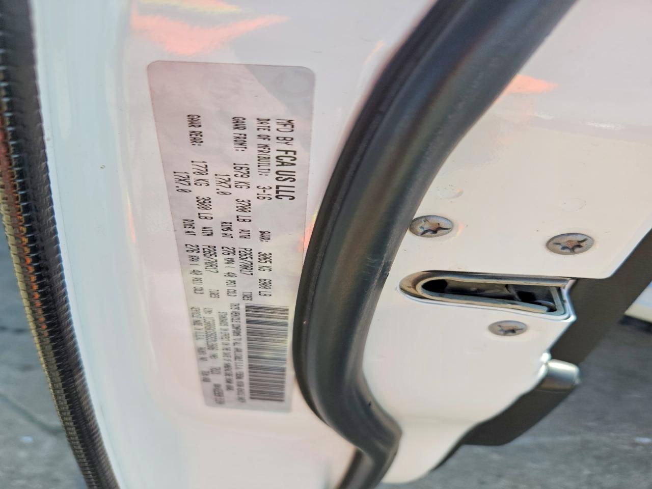 2016 RAM 1500