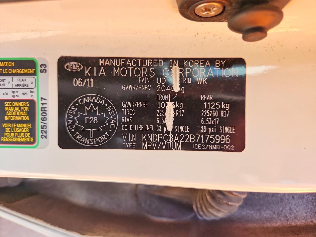 2011 KIA SPORTAGE