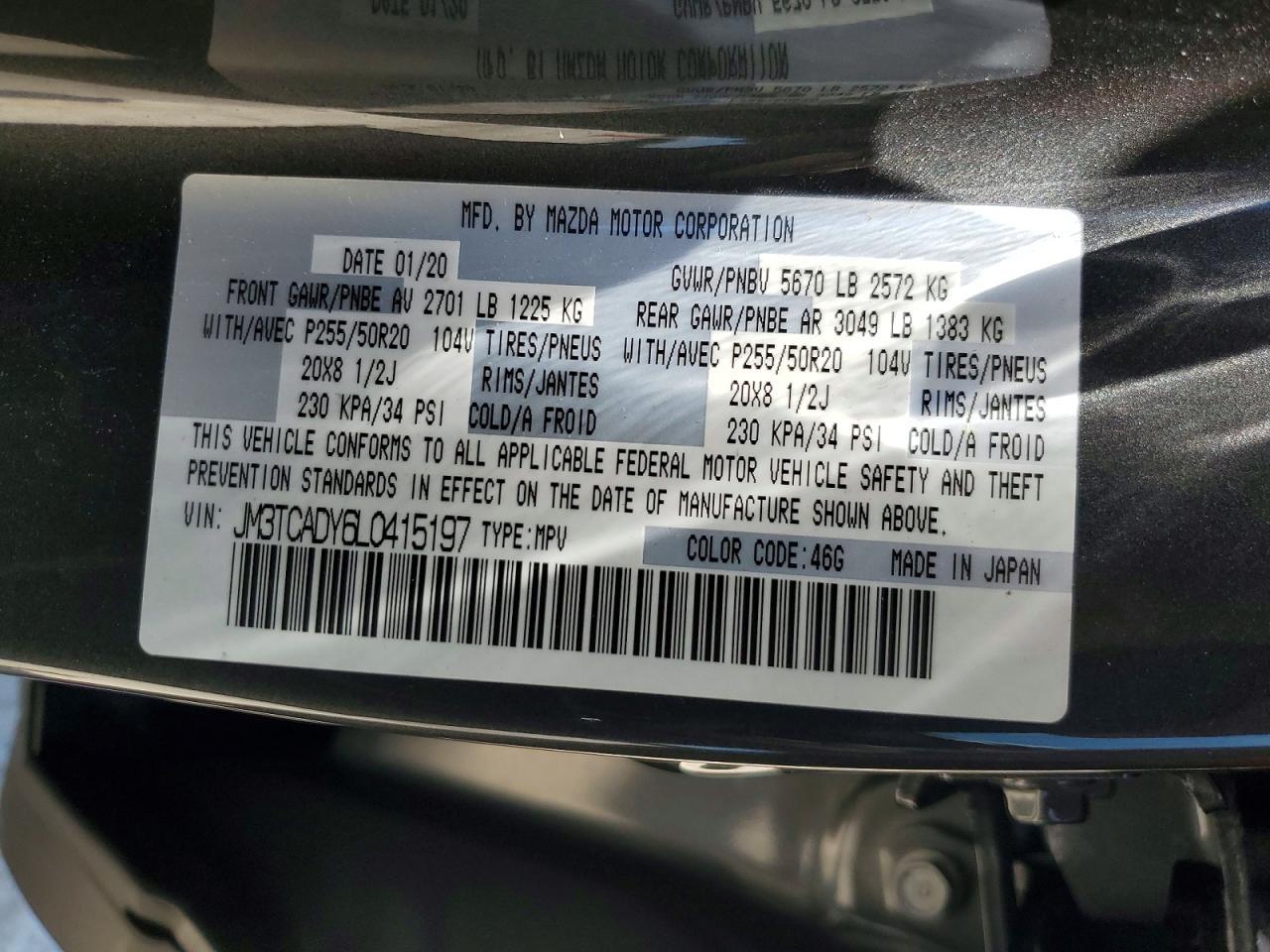 2020 MAZDA CX-9