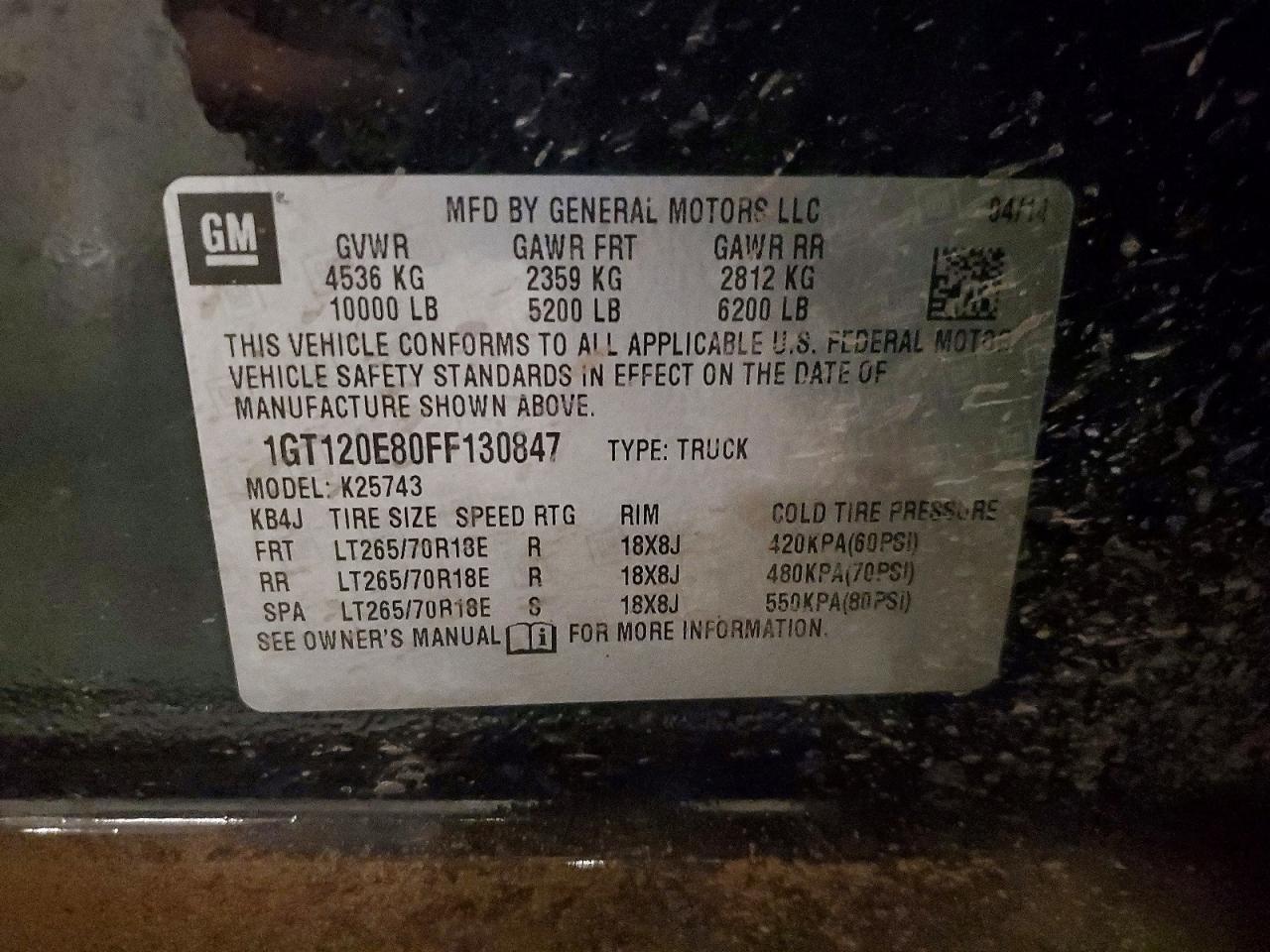 2015 GMC Sierra