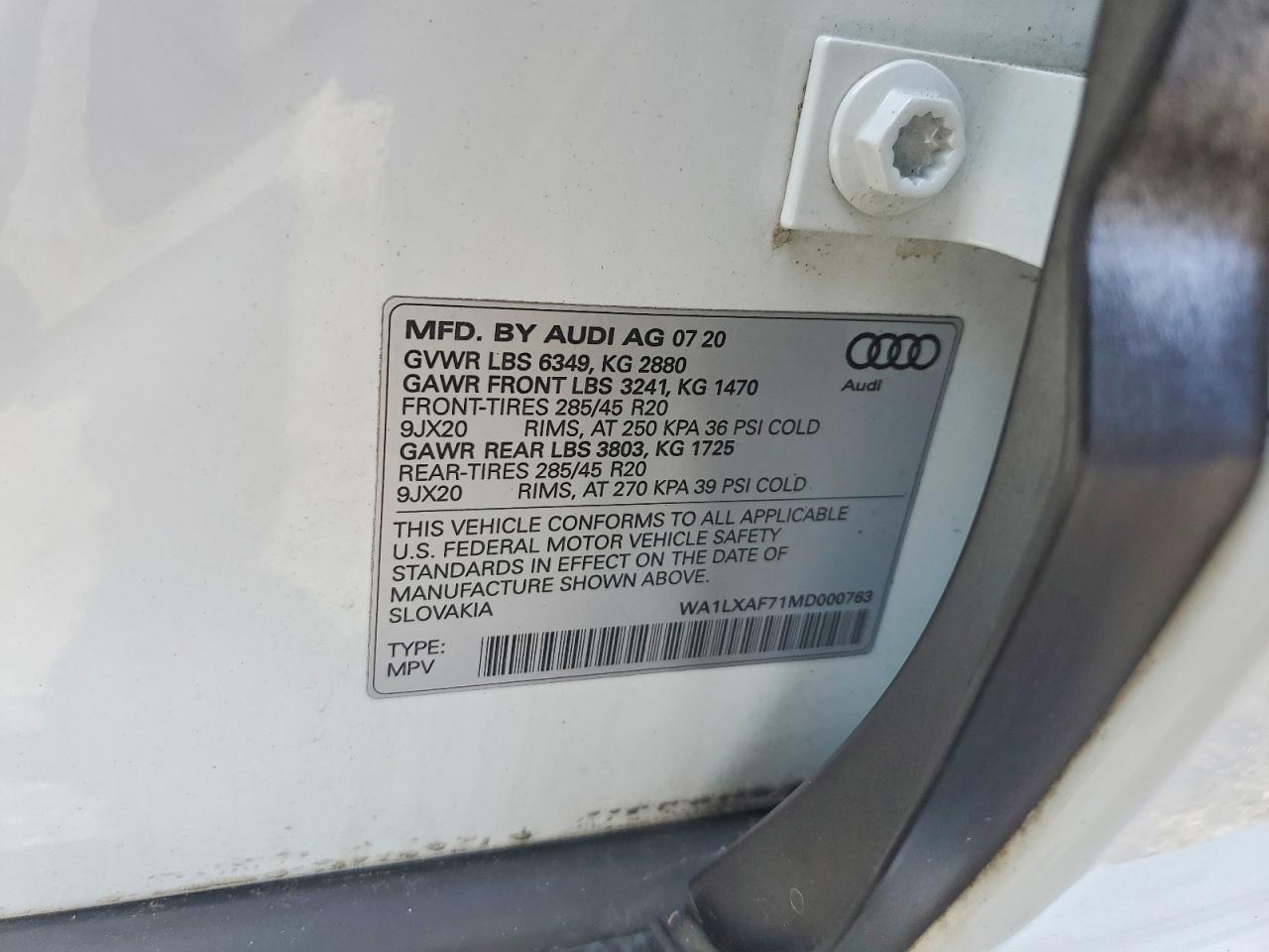 2021 AUDI Q7