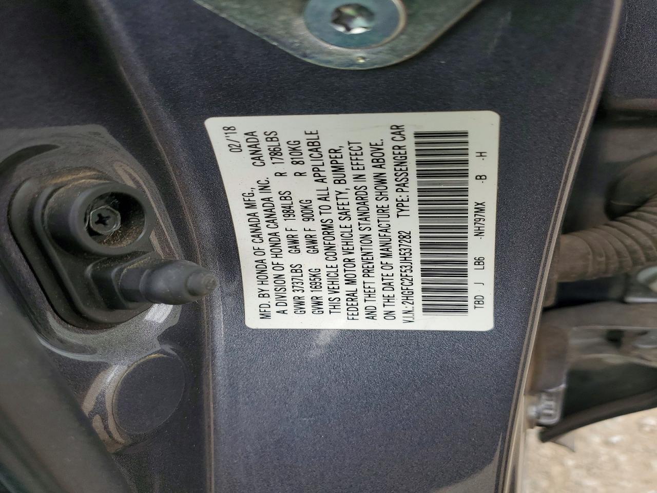 2018 HONDA CIVIC