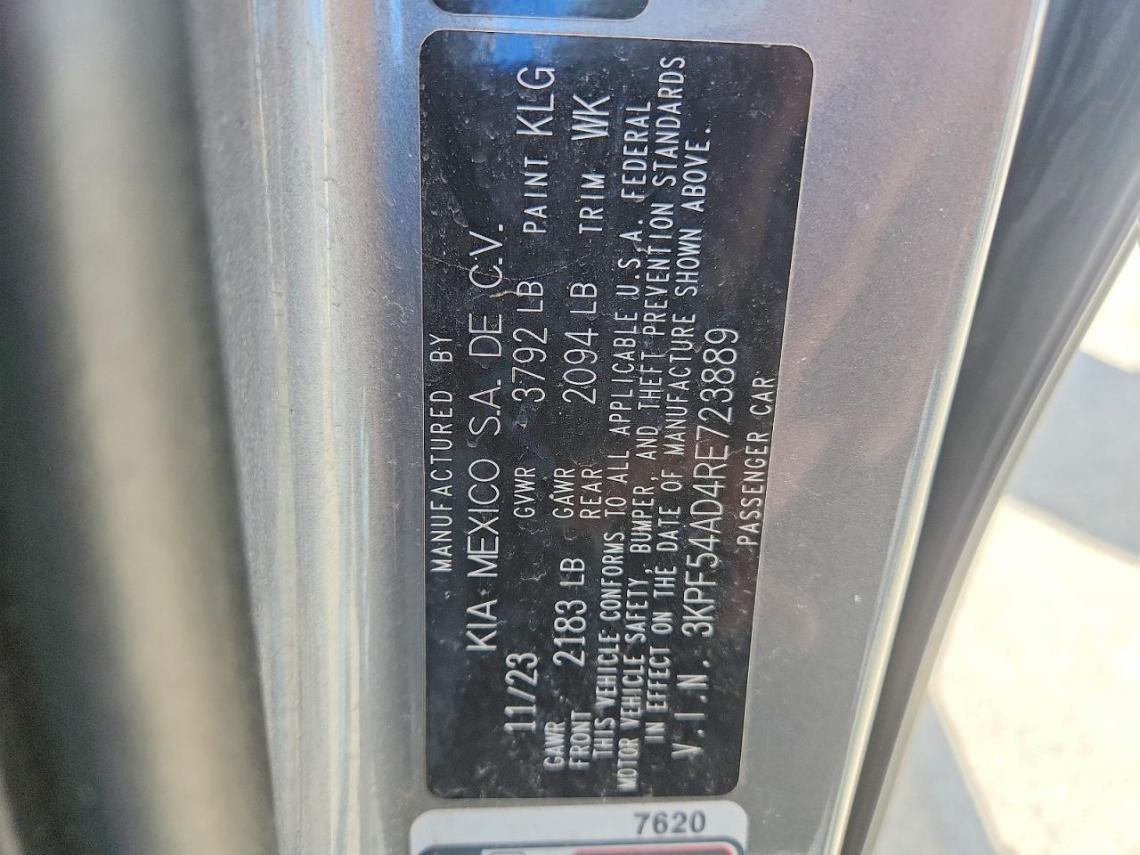 2024 KIA FORTE
