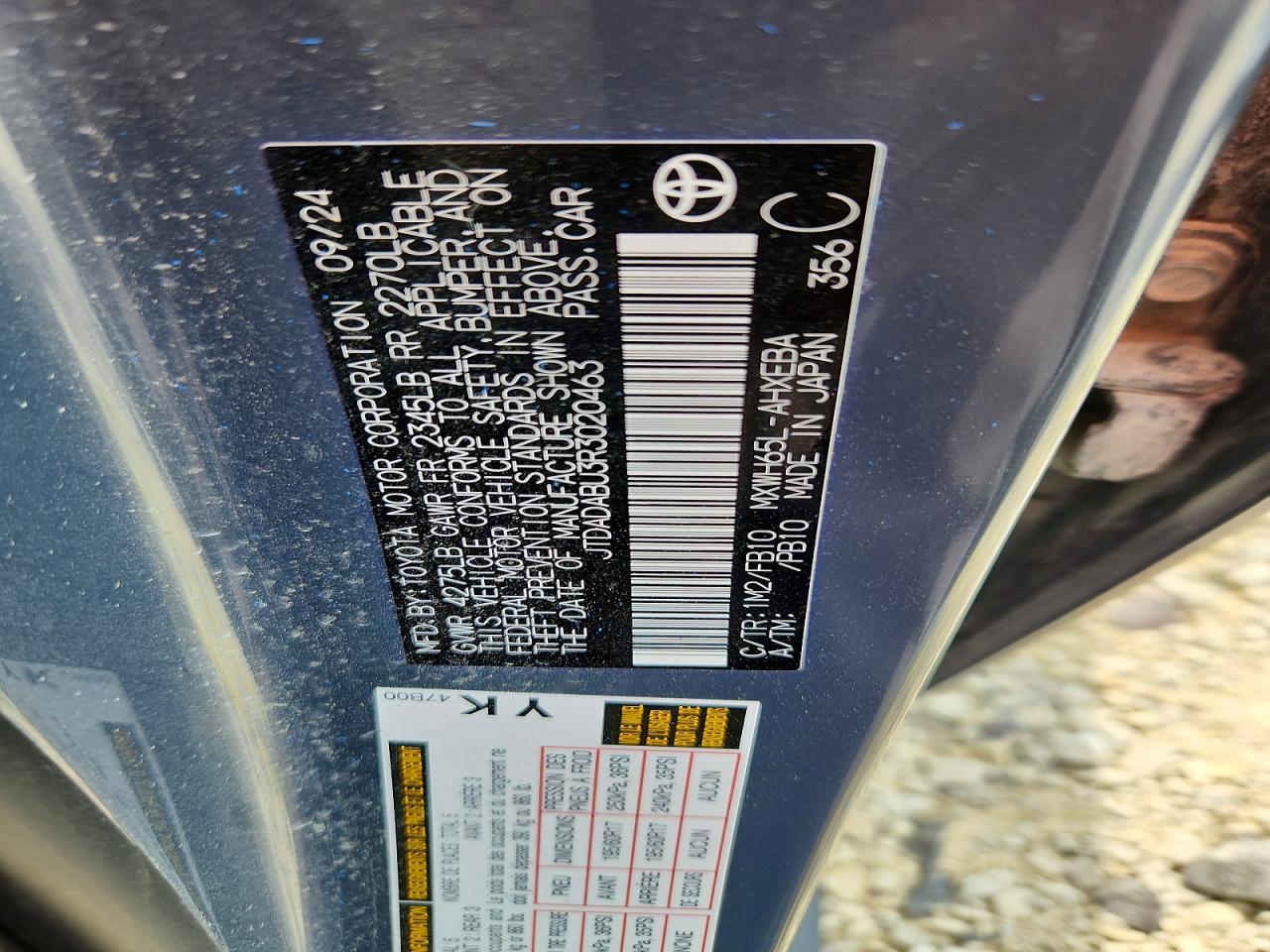 2024 TOYOTA PRIUS