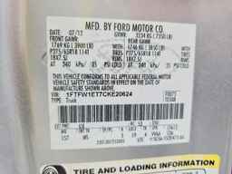 2012 FORD F-150 Lightning