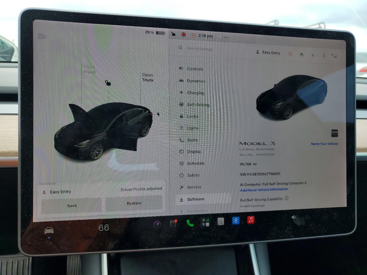 2020 TESLA MODEL 3