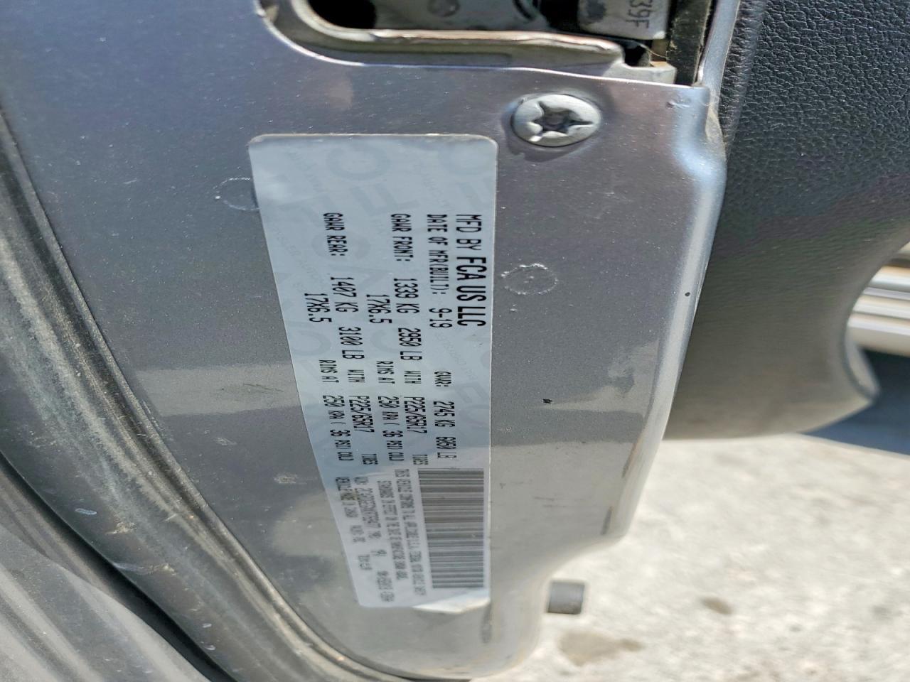 2019 DODGE GRAND CARAVAN