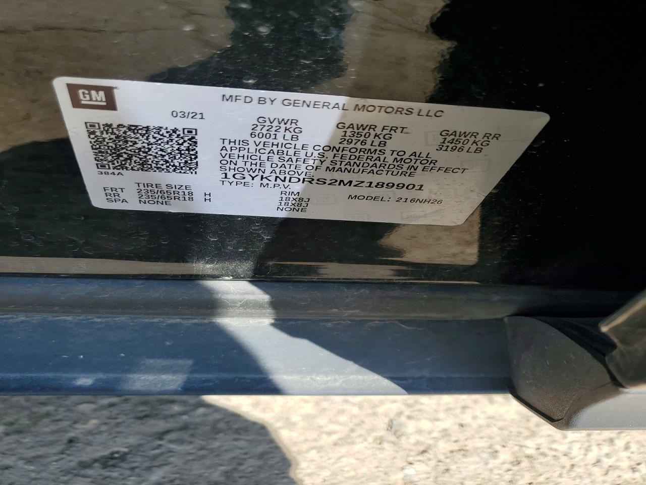 2021 CADILLAC XT5
