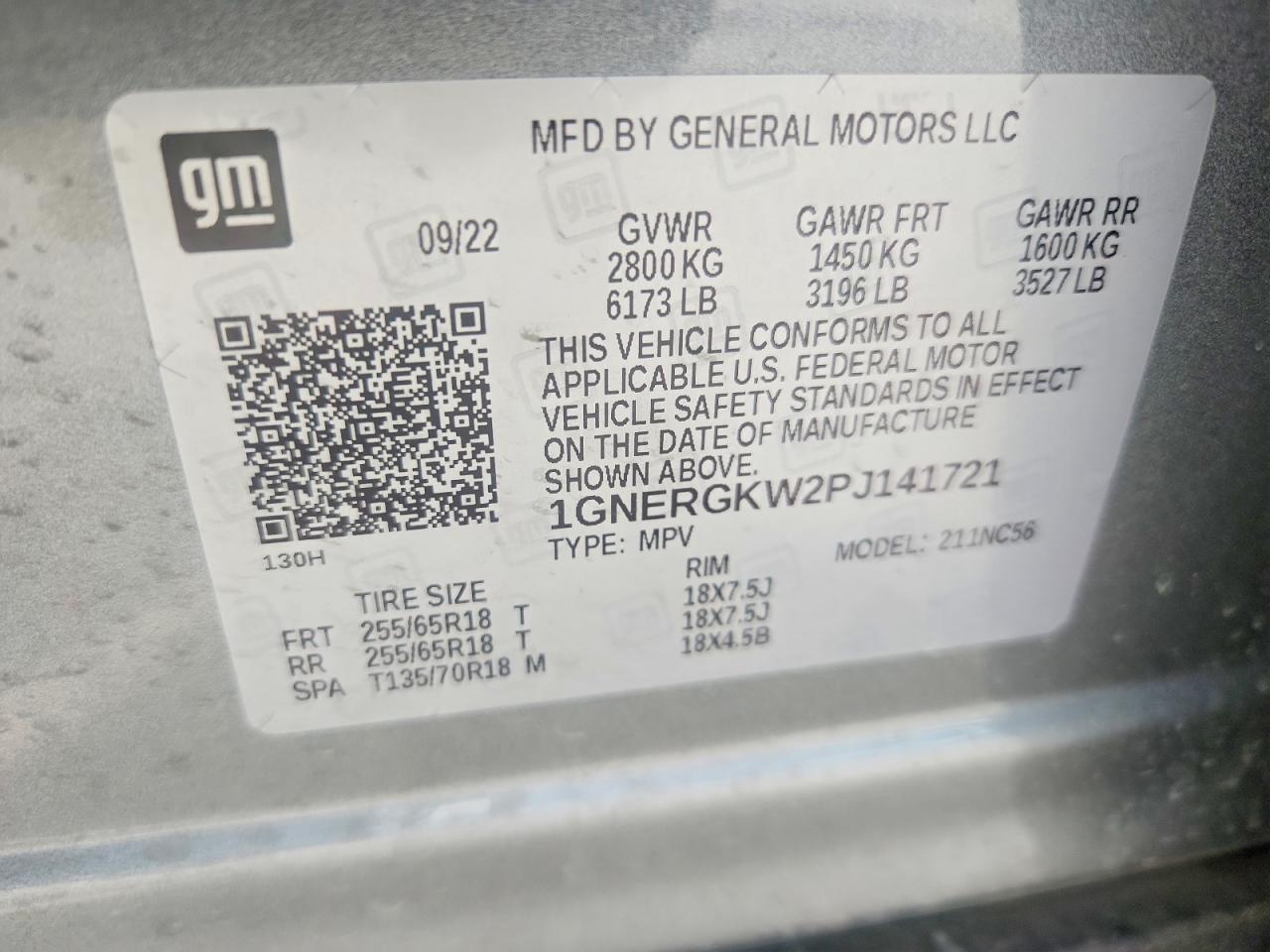 2023 CHEVROLET TRAVERSE