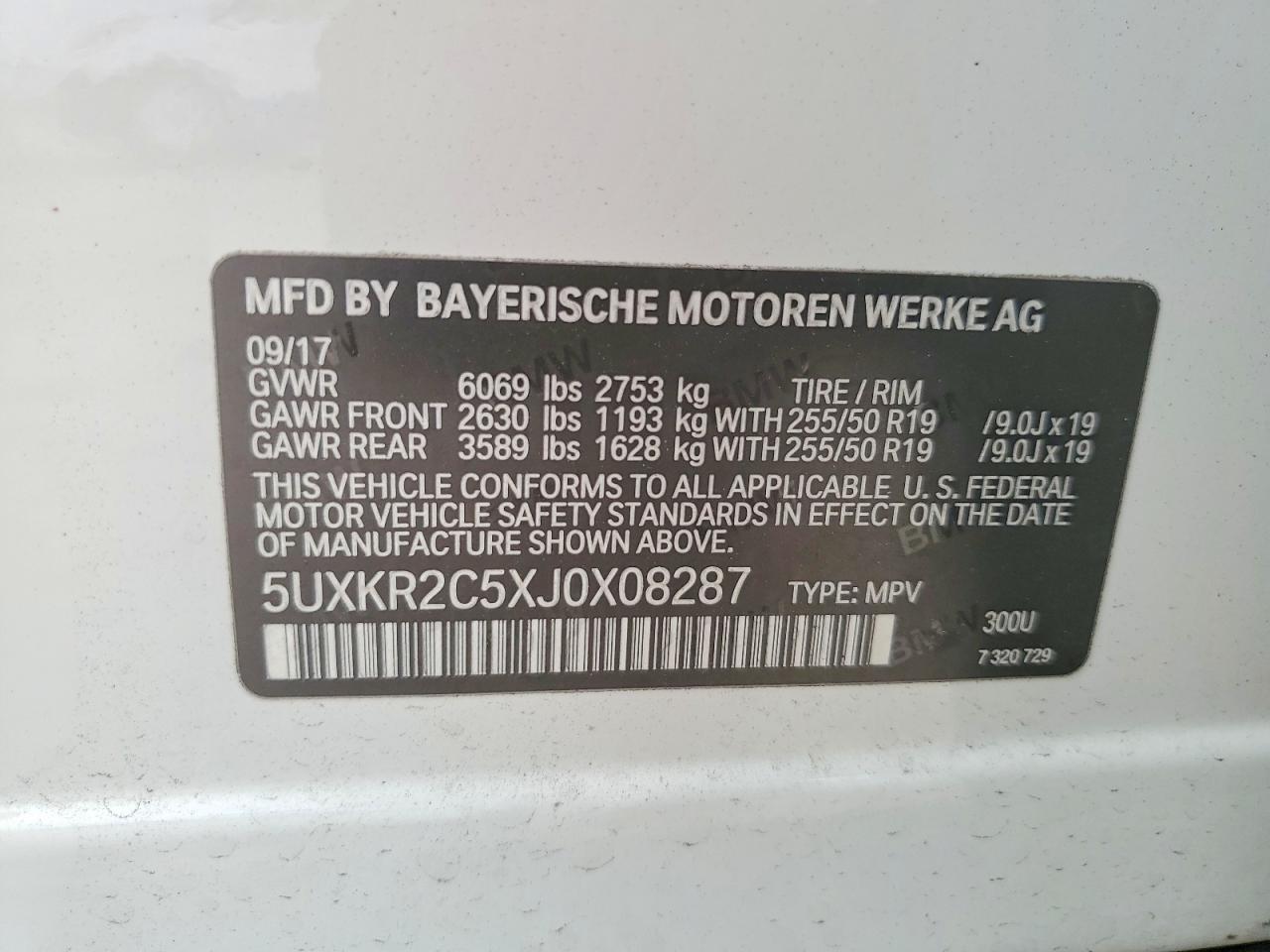 2018 BMW X5