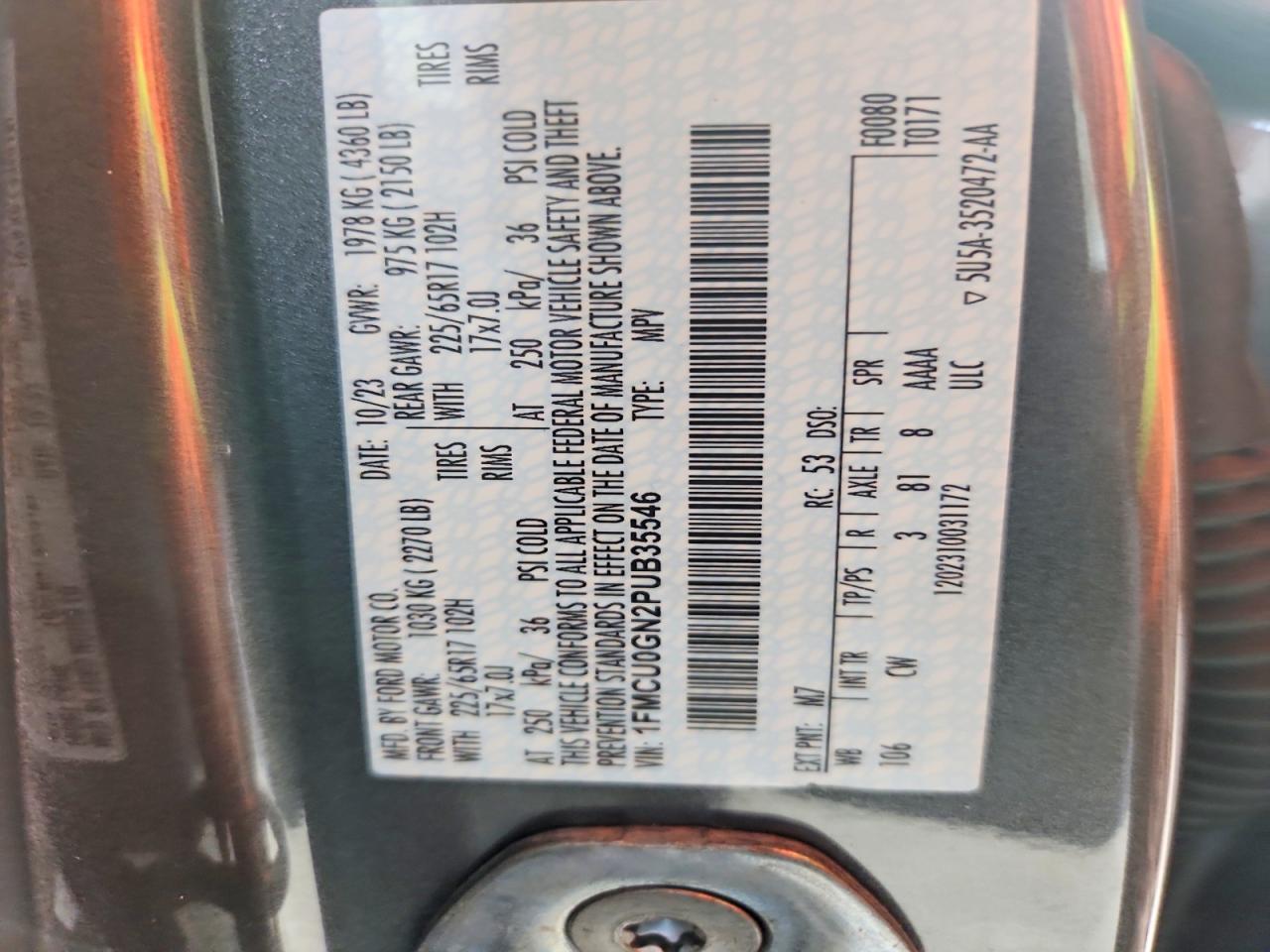 2023 FORD ESCAPE