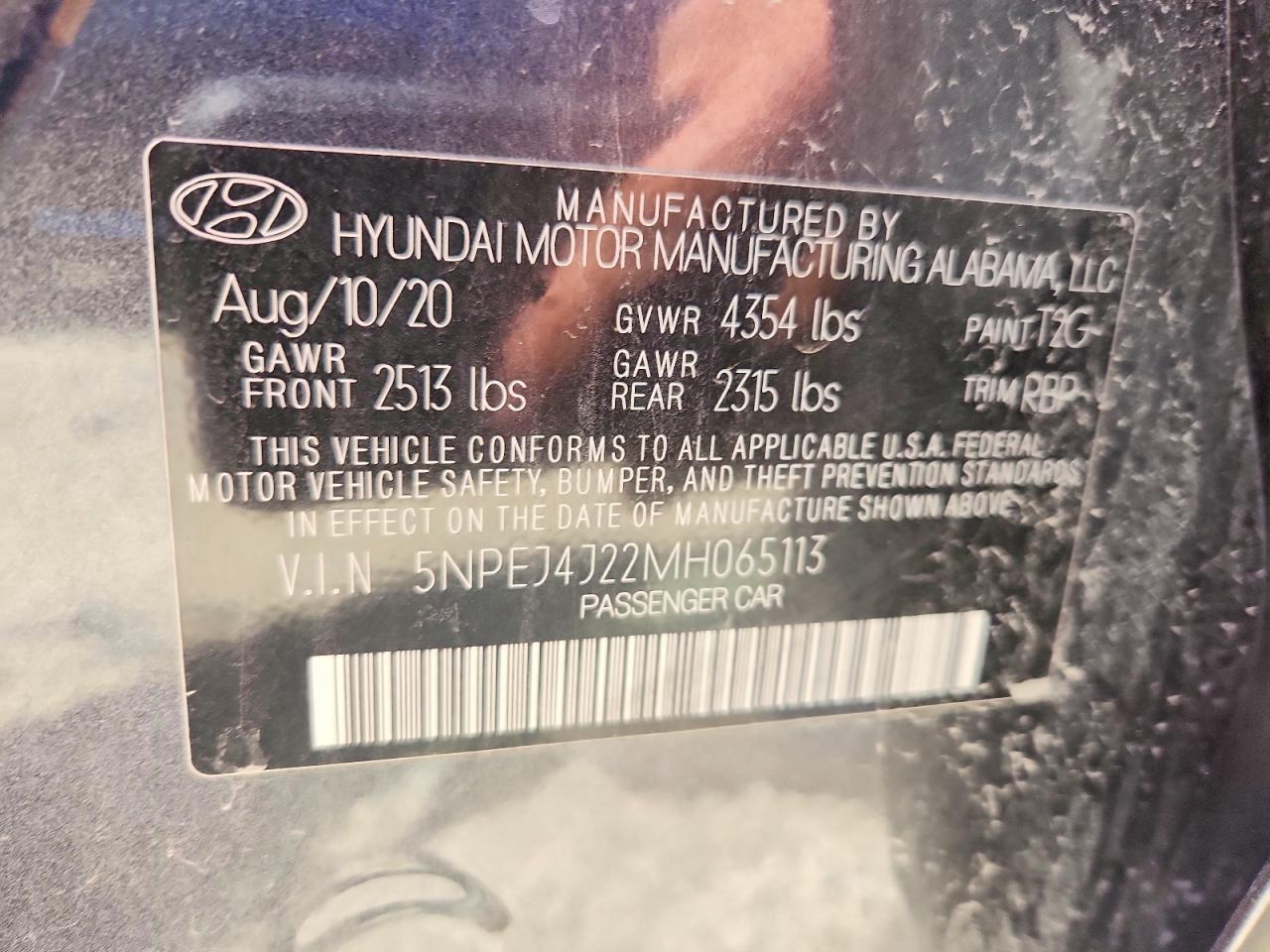 2021 HYUNDAI SONATA