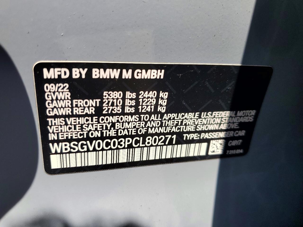 2023 BMW M8