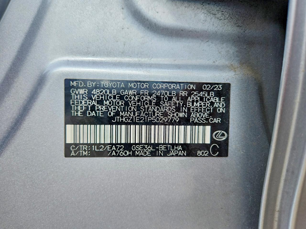 2023 LEXUS IS 350