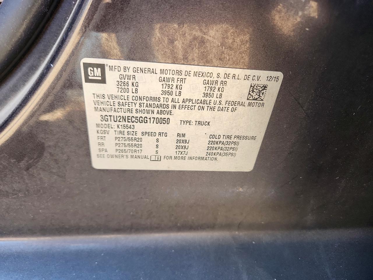 2016 GMC Sierra