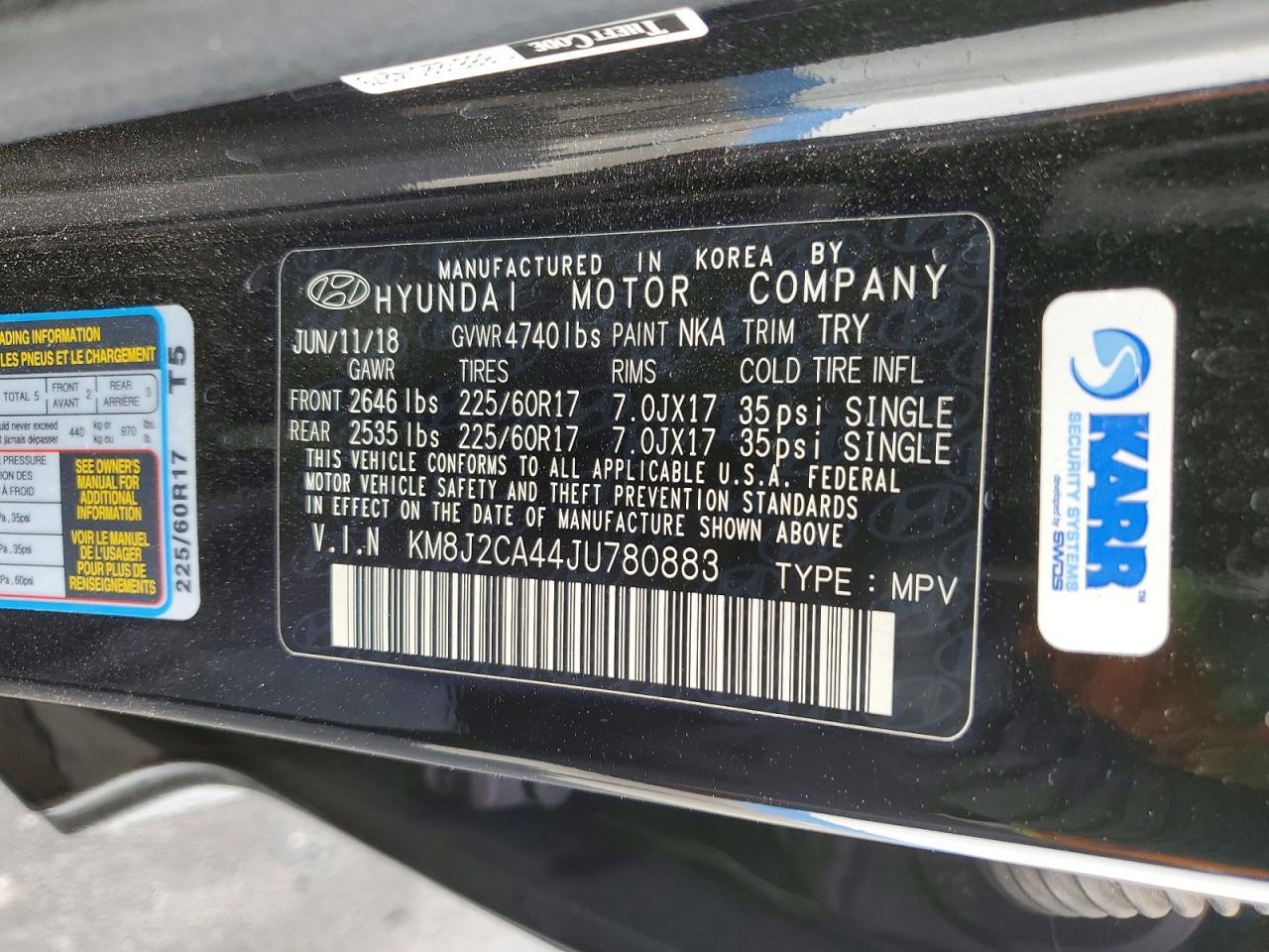 2018 HYUNDAI TUCSON