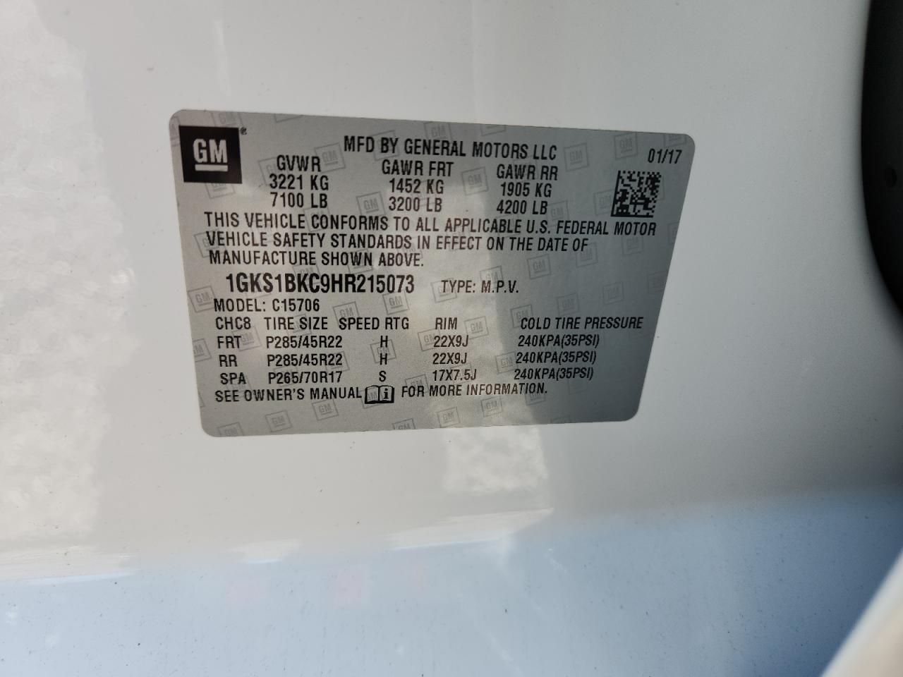 2017 GMC Yukon