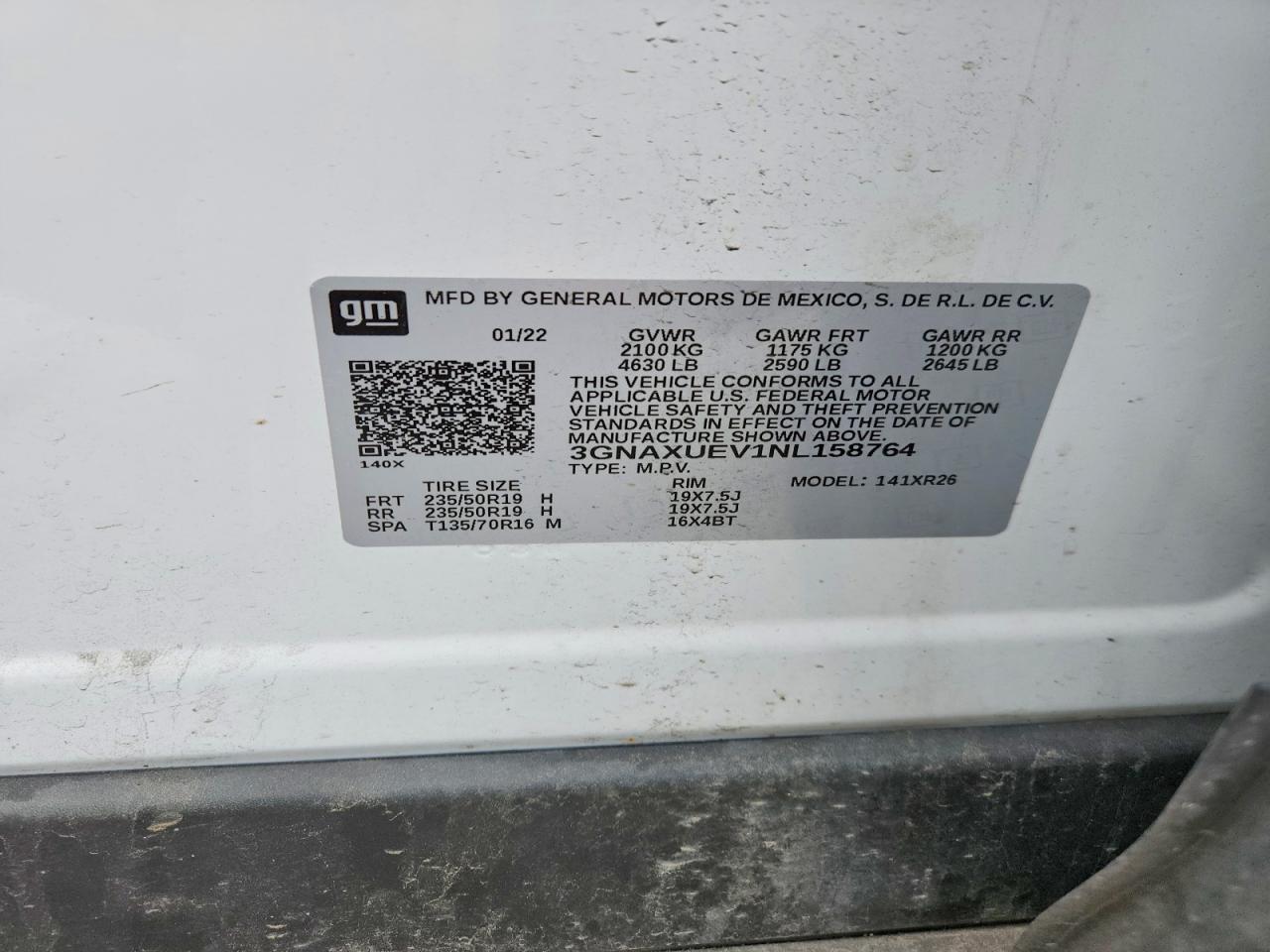 2022 CHEVROLET EQUINOX