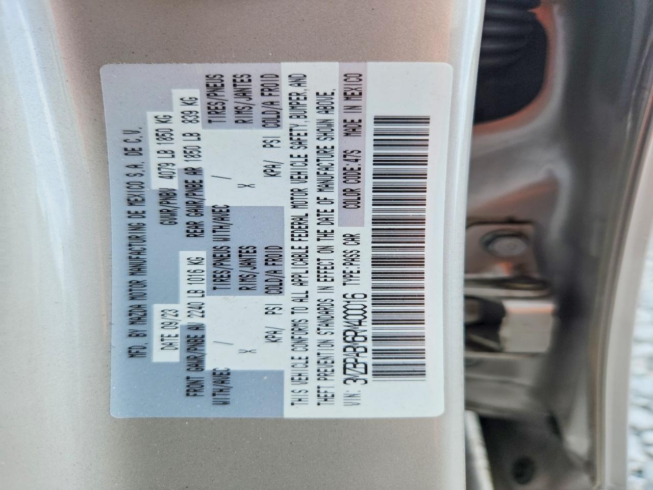 2024 MAZDA 3