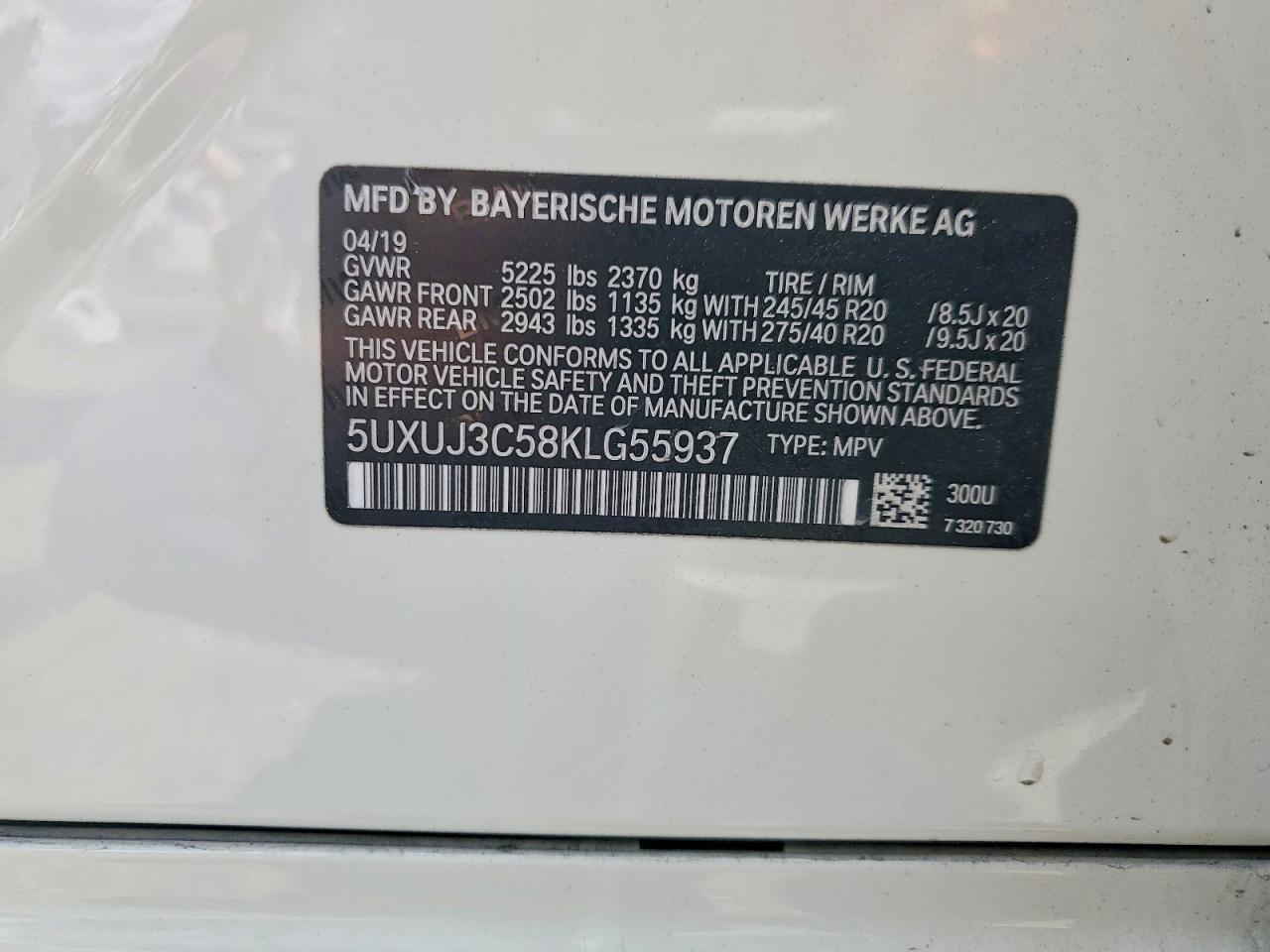 2019 BMW X4