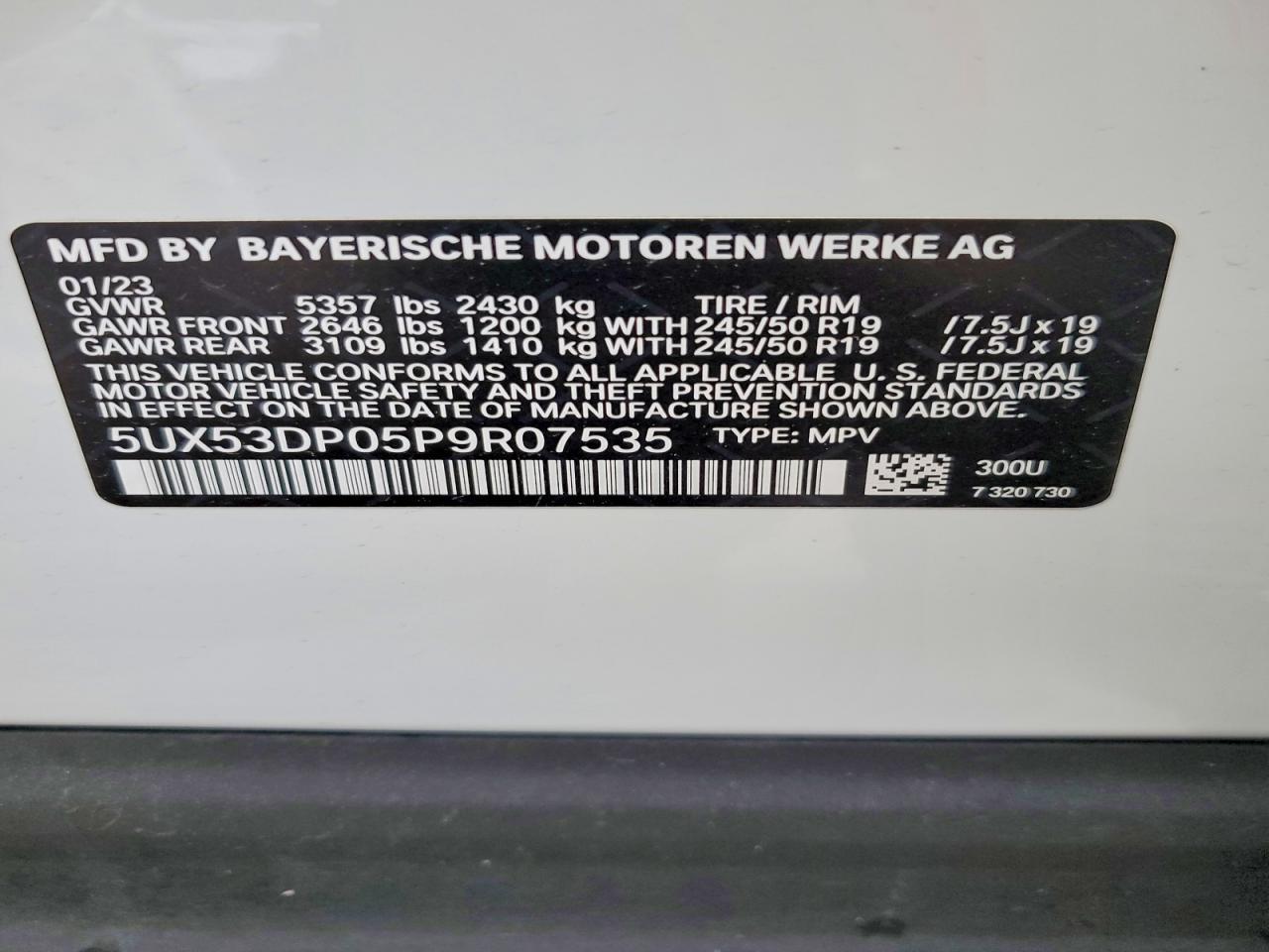 2023 BMW X3