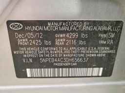 2013 HYUNDAI SONATA