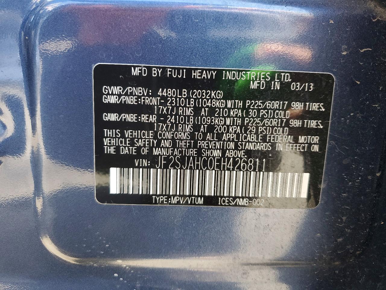 2014 SUBARU FORESTER