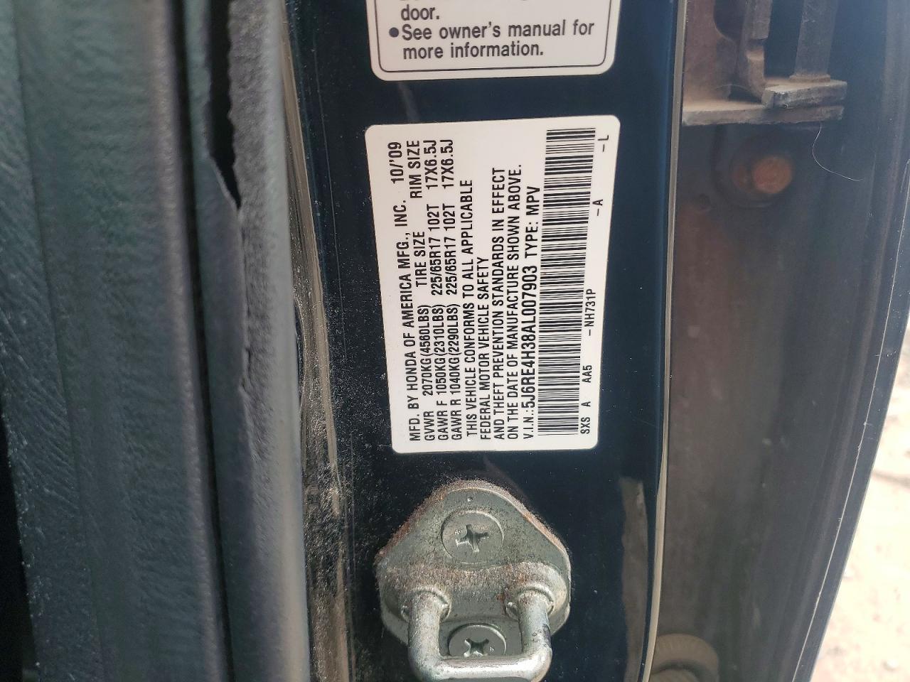 2010 HONDA CR-V
