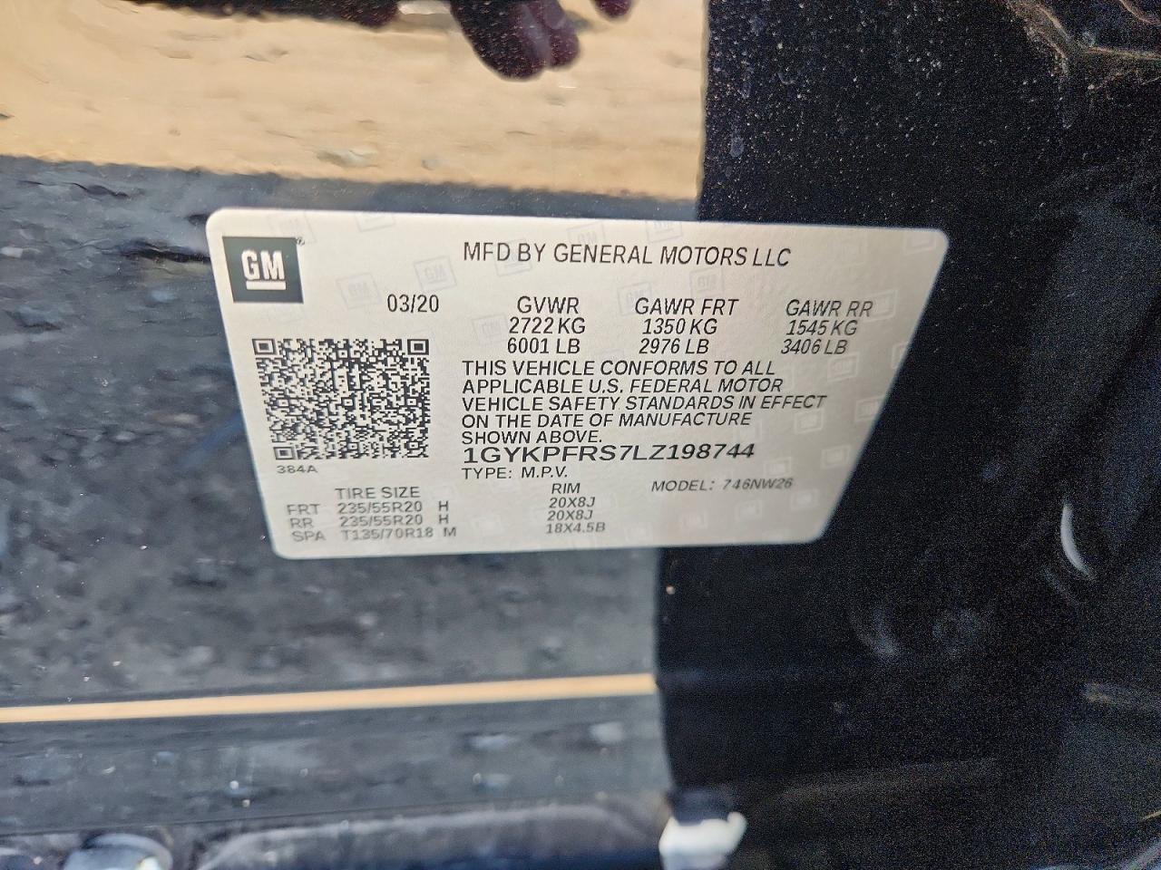 2020 CADILLAC XT6