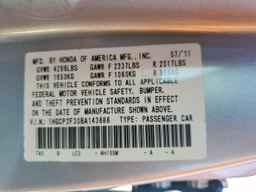 2011 HONDA ACCORD