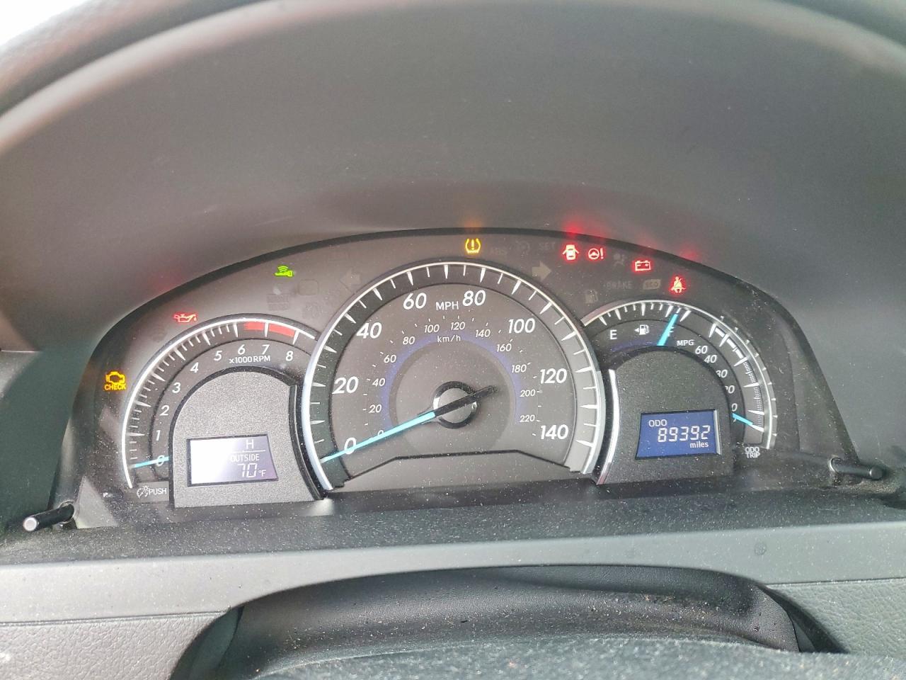 2012 TOYOTA CAMRY