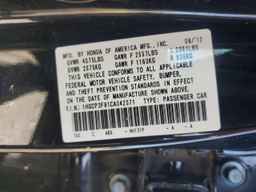 2012 HONDA ACCORD