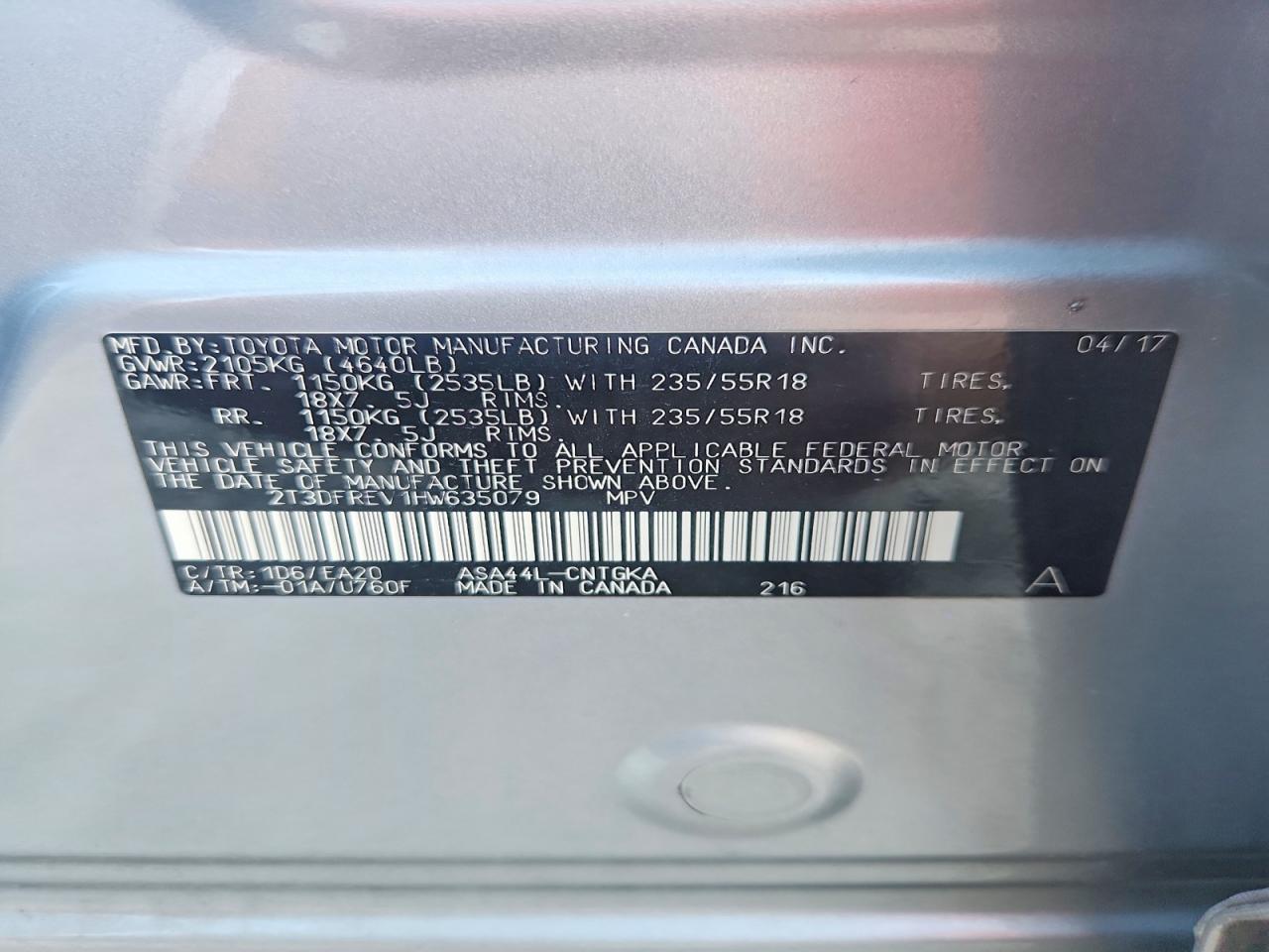 2017 TOYOTA RAV4